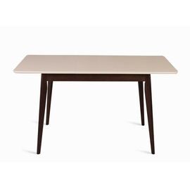 Стол обеденный прямоугольный Рэй-1200 (темный тон / слоновая кость 9001) | Интернет магазин мебели и декора LifeDekor