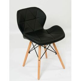 Стул 302 PU/Invar (BLACK) | Интернет магазин мебели и декора LifeDekor