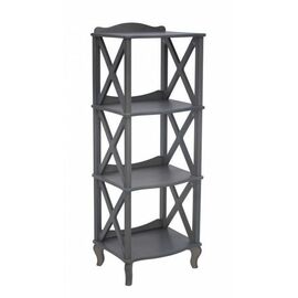 Этажерка-стеллаж "Джульетта"-3 (серый ясень ) Вис | Интернет магазин мебели и декора LifeDekor