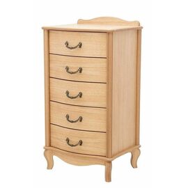 Комод "Джульетта" узкий 5 ящ.(светлый дуб) Вис | Интернет магазин мебели и декора LifeDekor