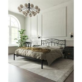 Кровать Глэдис без изножья (160х200/ноги металл/цвет Чёрный) | Интернет магазин мебели и декора LifeDekor