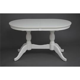 Стол обеденный овальный Лилия-1300 (слоновая кость 9001) | Интернет магазин мебели и декора LifeDekor