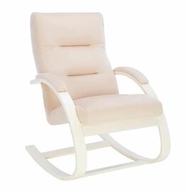 Кресло-качалка Милано  (Слоновая кость/ткань V18) | Интернет магазин мебели и декора LifeDekor