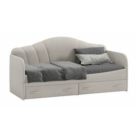 Кровать с мягкой спинкой и ящиками «Сабрина» (900) | Интернет магазин мебели и декора LifeDekor