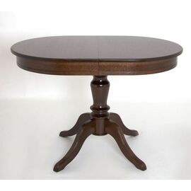 Стол обеденный овальный раздвижной Капелла-2 (Темный орех /шпон Дуб) Тип 2 | Интернет магазин мебели и декора LifeDekor