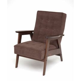 Кресло РЕТРО (темный тон / RS32 - коричневый) | Интернет магазин мебели и декора LifeDekor