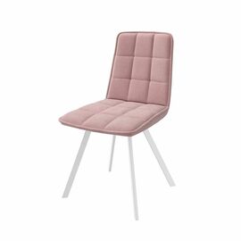 Стул ROM (Белый/Rose Lux b36) на металлокаркасе | Интернет магазин мебели и декора LifeDekor