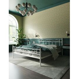 Кровать Франческа с изножьем (140х200/ноги металл/цвет Белый) | Интернет магазин мебели и декора LifeDekor