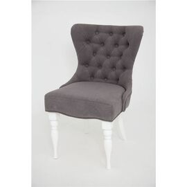 Кресло Вальс (эмаль белая / RS 15 - темно-серый) | Интернет магазин мебели и декора LifeDekor