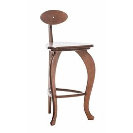 Стул барный 3 ноги гнутые (Орех) | Интернет магазин мебели и декора LifeDekor