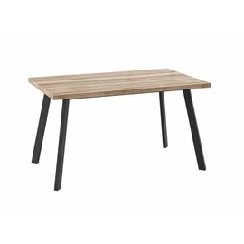 Стол раздвижной БОРГ-140(180)х85  Дуб каньон/Чёрный | Интернет магазин мебели и декора LifeDekor