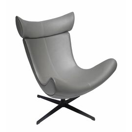 Кресло TORO серый, экокожа | Интернет магазин мебели и декора LifeDekor