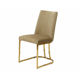 Стул обеденный Пресли DX-2055-1, 46х47х88, бежевый, золото | Интернет магазин мебели и декора LifeDekor