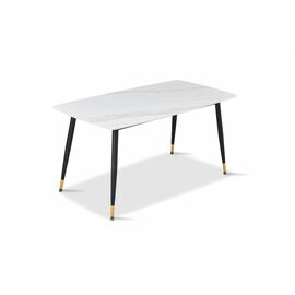 Стол обеденный Рио DT-2849.1, 140х80х75 см, белый мрамор | Интернет магазин мебели и декора LifeDekor