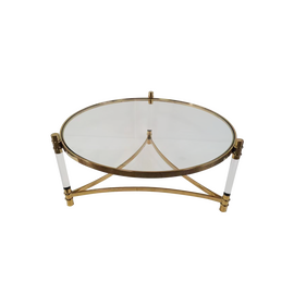 Стол журнальный Эклект MH1796CT, 104х104х46см, золото | Интернет магазин мебели и декора LifeDekor