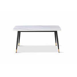 Стол обеденный Рио DT-2849, 160х80х75 см, белый мрамор | Интернет магазин мебели и декора LifeDekor