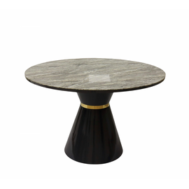 Стол обеденный Орион F-1435, 120х120х76 см, серый мрамор | Интернет магазин мебели и декора LifeDekor