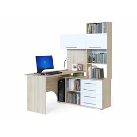 Стол КСТ-14П правый дуб сонома / белый | Интернет магазин мебели и декора LifeDekor