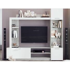 Стенка «Онтарио», Софт вайт/Дуб крафт белый | Интернет магазин мебели и декора LifeDekor