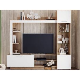 Стенка «Онтарио», Софт вайт/Дуб крафт золотой | Интернет магазин мебели и декора LifeDekor