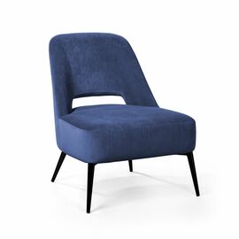 Кресло Dante, бархат синий 29 | Интернет магазин мебели и декора LifeDekor