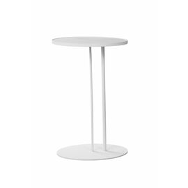 Журнальный столик Stone овальный 015, белый | Интернет магазин мебели и декора LifeDekor