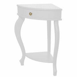 Консоль угловая Элегант молочный дуб Л | Интернет магазин мебели и декора LifeDekor