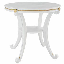 Стол журнальный Глория М молочный дуб Л | Интернет магазин мебели и декора LifeDekor