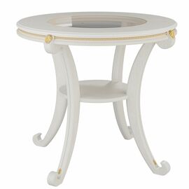 Стол журнальный Глория С молочный дуб Л | Интернет магазин мебели и декора LifeDekor