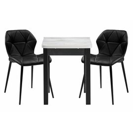 Обеденная группа Наирти черный / метрополитан грей | Интернет магазин мебели и декора LifeDekor