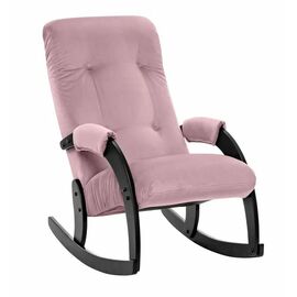 Кресло-качалка  Модель 67 (Венге / ткань V 11) | Интернет магазин мебели и декора LifeDekor