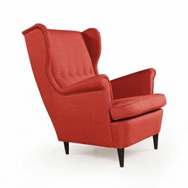 Кресло Redford, рогожка красный | Интернет магазин мебели и декора LifeDekor
