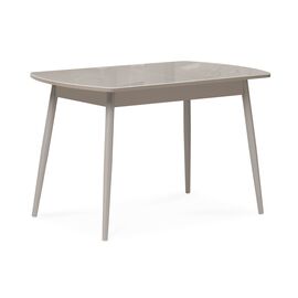 Стол стеклянный Бейкер 120(1502)х70х75 латте / капучино | Интернет магазин мебели и декора LifeDekor