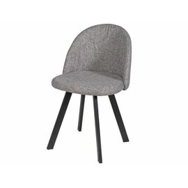 Стул ДП2-25 «Спайдер», рогожка «Графит», каркас черный матовый | Интернет магазин мебели и декора LifeDekor