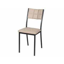Стул Дункан ДП2-20, Линкольн беж, каркас черный матовый | Интернет магазин мебели и декора LifeDekor
