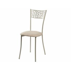 Стул Кемпер ДП2-05, кожзам Серый мрамор, каркас белый мрамор | Интернет магазин мебели и декора LifeDekor