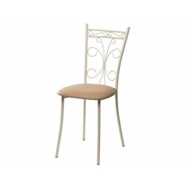 Стул Неаполь ДП2-16, кожзам Линкольн беж, каркас белый матовый | Интернет магазин мебели и декора LifeDekor