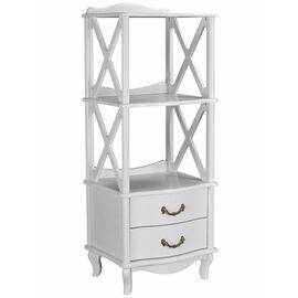 Этажерка Джульетта 2 уровня, молочный дуб Л | Интернет магазин мебели и декора LifeDekor