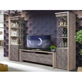 Гостиная «Монако», Сосна натуральная/Дуб шале графит | Интернет магазин мебели и декора LifeDekor