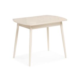 Стол стеклянный Калверт кремовый | Интернет магазин мебели и декора LifeDekor