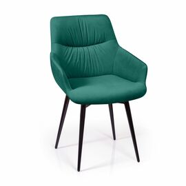 Стул Jordan поворотный 360 градусов, бархат зеленый 19 | Интернет магазин мебели и декора LifeDekor