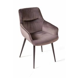 Стул Jordan, бархат пепельно-бежевый 25, опора конус | Интернет магазин мебели и декора LifeDekor