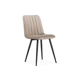 Стул Дани бежевый / черный | Интернет магазин мебели и декора LifeDekor