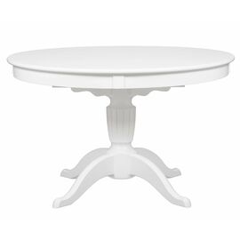 Стол круглый обеденный Амфора-Макси (125(165)х125х78 / Белый) | Интернет магазин мебели и декора LifeDekor
