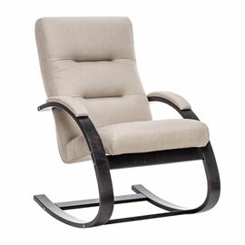 Кресло-качалка Милано  (Венге текстура/ткань Малмо 05) | Интернет магазин мебели и декора LifeDekor