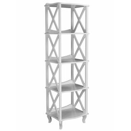 Этажерка-стеллаж Джульетта 4 уровня, молочный дуб Л | Интернет магазин мебели и декора LifeDekor