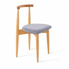 Cтул Rebel cерый, опора бук светлый | Интернет магазин мебели и декора LifeDekor