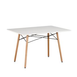 Стол EAMES белый 120*80 см | Интернет магазин мебели и декора LifeDekor