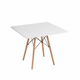Стол EAMES белый 90*90 см | Интернет магазин мебели и декора LifeDekor