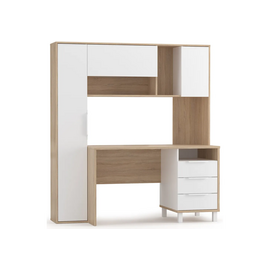 Стол Комфорт 12.95 дуб сонома / белый PE шагрень | Интернет магазин мебели и декора LifeDekor